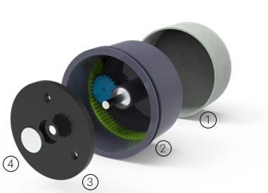 First part of Moire Clock construction